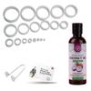 Vajraang Phimosis Stretching Rings Kit, Ring Removal Tool and User Manual | Includes 20 Graduated Rings | Fast Results | No-Side-Effects (with Phimosis Oil) view 1