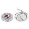 greeklife.store University of Tampa Compact Cosmetic Double Makeup Pocket Round Portable Mirror (University of Tampa 10) view 1