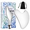 BEAUTYFACTOR Stainless Steel Gua Sha Facial Tools Guasha for Face Metal Gua Sha Tighten Skin Massage,Guasha Beauty Tool Manual Massage Sticks for Jawline Sculpting,Puffiness Reducing and Body Massager view 1