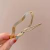 10Pcs Cloud Shaped Snap Hair Clip No Slip Hair Barrettes Metal Snap Clips Big Hair Grip Barrettes Snap Hair Barrettes Hair Accessories for Women Hair Accessories, 5 Color view 4