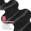 10A Brazilian Body Wave Bundles 28 30 32 Inch Human Hair Bundles 100% Unprocessed Virgin Hair Body Wave 3 Weave Bundles Deals Human Hair 1B Natural Black view 4
