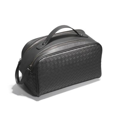 YIORYO Leather Toiletry Bag for Men, Travel Toiletry Organizer Large Dopp Kit for Men, Water Resistant Travel Bag Shaving Bag for Toiletries Accessories, Door Room Essentials