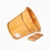 Pedicure Foot Soak FootbathCedar Solid Wood Foot Bath Barrel, Foot Tub for Soaking Feet Massager Smooth and Delicate Pedicure Barrels with Lid Foot Spa Household Wash Ba view 3