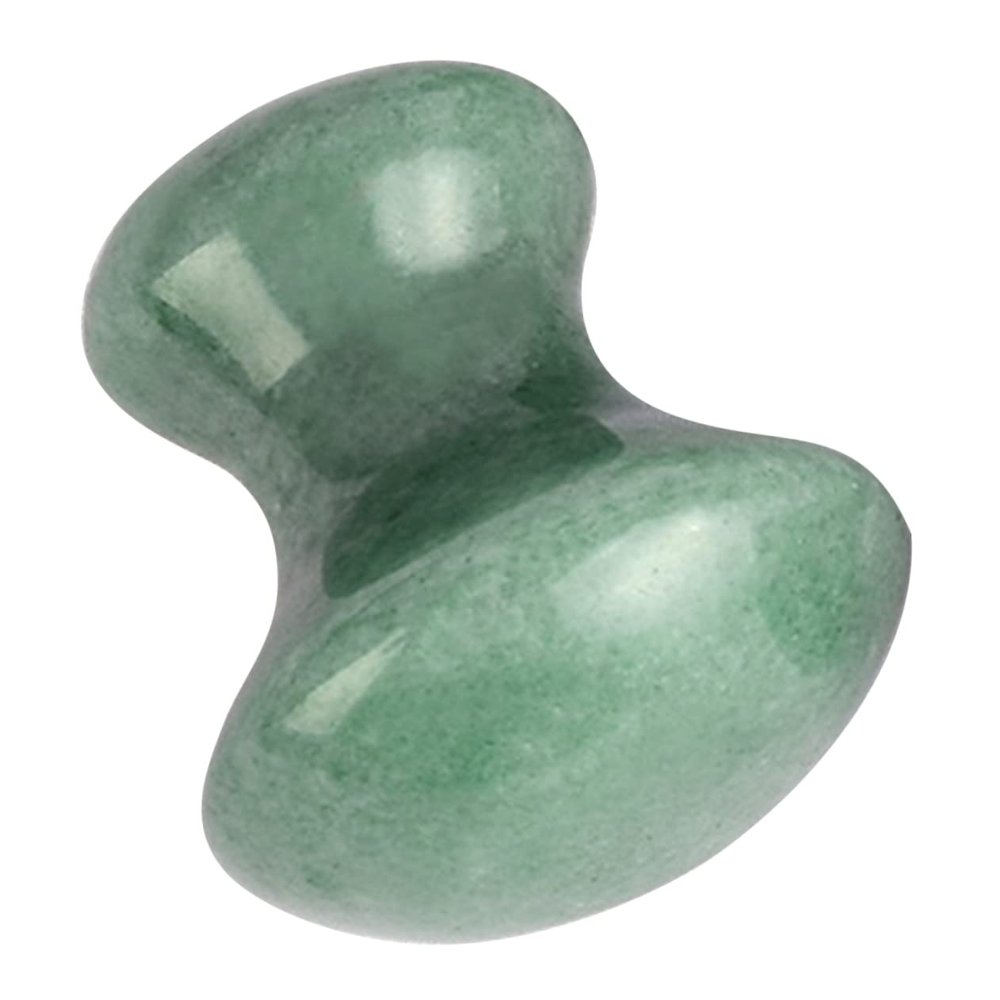 Beaupretty 2pcs Mushroom Gua Sha Jade Manual Massager Facial Head Scraping Massage Tool