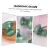 Beaupretty 2pcs Mushroom Gua Sha Jade Manual Massager Facial Head Scraping Massage Tool view 3