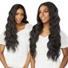 Sensationnel Dashly Lace Front Wig - Unit 35 Hand Tied Laceparting Ear to Ear Synthetic (1B OFFBLACK) view 1