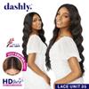 Sensationnel Dashly Lace Front Wig - Unit 35 Hand Tied Laceparting Ear to Ear Synthetic (1B OFFBLACK) view 3
