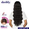 Sensationnel Dashly Lace Front Wig - Unit 35 Hand Tied Laceparting Ear to Ear Synthetic (1B OFFBLACK) view 4