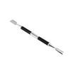 Beavorty 2pcs Stainless Steel Dual- Cuticle Tool Non- Matte Handle for Nail Care Professional Dead Skin Push and Remover for Home and Salon Use Black view 2