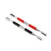 Beavorty 2pcs Stainless Steel Dual- Cuticle Tool Non- Matte Handle for Nail Care Professional Dead Skin Push and Remover for Home and Salon Use Black view 3