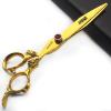6/7/8/9 Inch Professional Slim Japanese Hairdressing Scissors Set for Men or Women (7 Inches, 2 Pieces-E) view 3