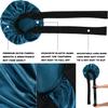 3 Pcs Silk Bonnet for Sleeping, Hair Bonnets with Tie Band Satin Bonnet for Women Night Sleep Caps Natural Curly Hair (Set_A) view 3