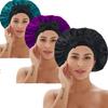 3 Pcs Silk Bonnet for Sleeping, Hair Bonnets with Tie Band Satin Bonnet for Women Night Sleep Caps Natural Curly Hair (Set_A) view 4