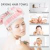 Cabilock Rapid Drying Hair Towel Wrap Cap Dry Hair Hat Absorbent Head Towel Hat for Women view 3