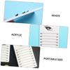 FRCOLOR 4pcs Acrylic Lash Display Boards for Eyelash Extensions Double Row Eyelash Organizer and Practical Lash Storage for Beauty Salon Supplies view 4