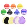 Docolor Makeup Brushes Cleaner Set with Powder Puffs for Face Powder 3 Shapes Powder Puff for Loose Powder, Mineral Powder or Liquid Cosmetic Foundation, Makeup Sponge Beauty Makeup Tools view 1