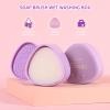 Docolor Makeup Brushes Cleaner Set with Powder Puffs for Face Powder 3 Shapes Powder Puff for Loose Powder, Mineral Powder or Liquid Cosmetic Foundation, Makeup Sponge Beauty Makeup Tools view 3
