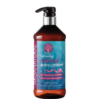 Arganatural Retinol Body Lotion with Vitamin E & Collagen  Skin Firming, Skin tightening, and Anti-Aging Cream. All in One Body Lotion for Women.