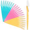 21 Pcs Eyebrow Razor Multipurpose Face Razors Eyebrow Trimmer Exfoliating Dermaplaning Tool Facial Shaver Eyebrow Shaper with Protective Cover for Women Men Use view 1