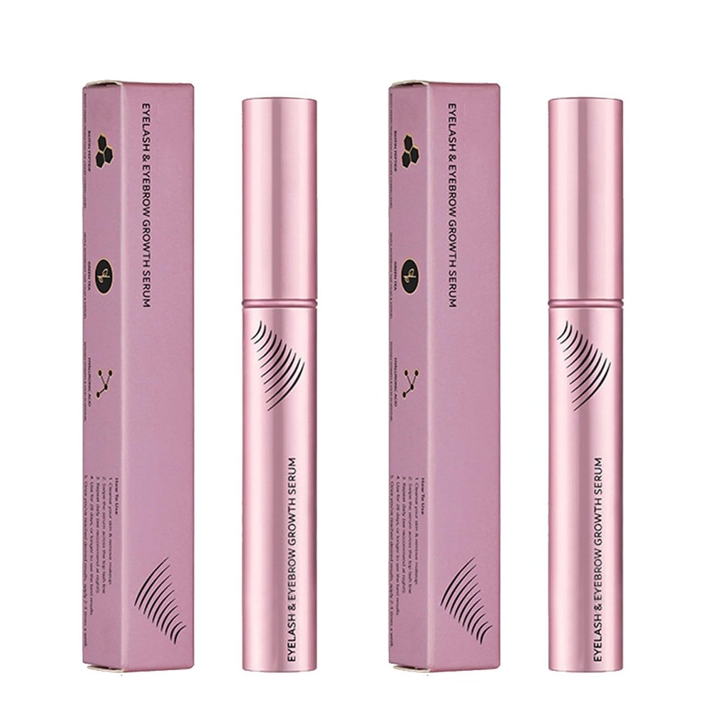 2 PCS Natural And Long Lasting Eye Lash Mascara For Thick Long And Curled Lashes Natural Thick Long Curly Mascara