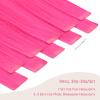 WENNALIFE Tape in Hair Extensions Human Hair Hot Pink Tape in Extensions, 10pcs 25g 16 inch Remy Invisible Tape Ins Straight Colored Soft Real Human Hair Tape in Extensions Refill Set Extensions view 2