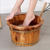 KIZMIQ Foot Bath Spa Foot Spa Bath MassagerWood Foot Bath Tub, Thick Sturdy Wood Spa Basin for Pedicure and Massage for Home Soaking Tired and Sore Feet 24cm view 4