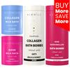 Bath Salt and Milk Bath and Bath Bombs Fizz Pack of 4 - Collagen Magnesium Epsom Salt Oatmeal Milk & Honey Rose view 2