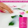 Bath Salt and Milk Bath and Bath Bombs Fizz Pack of 4 - Collagen Magnesium Epsom Salt Oatmeal Milk & Honey Rose view 3