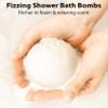 Anti Aging Bath Salt & Fizzing Bath Bombs Gift Set - Creamy Coconut Collagen Magnesium Epsom Salt Vitamin C Orange Turmeric Arnica Essential Oils view 4