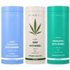 Energizing & Uplifting Fizzing Bubble Bath Bomb Gift Set Pack of 3 - Post Workout Recovery for Sore Muscles and Tension view 1