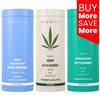 Energizing & Uplifting Fizzing Bubble Bath Bomb Gift Set Pack of 3 - Post Workout Recovery for Sore Muscles and Tension view 2