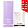Relaxing Bubble Bath Bombs Fizz Lavender and Vanilla & Collagen Magnesium Epsom Salt Bath Soak Pack of 2 view 2