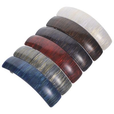 Beavorty 6pcs Decorative Metal Hair Clips for Women Small Spring Hair Accessories Non- Acrylic Clips Elegant Styling