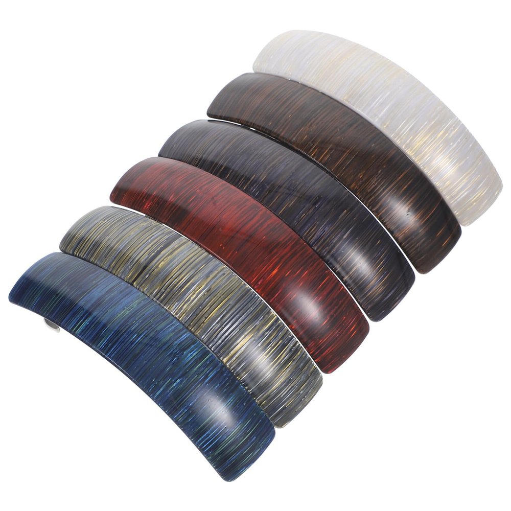 Beavorty 6pcs Decorative Metal Hair Clips for Women Small Spring Hair Accessories Non- Acrylic Clips Elegant Styling