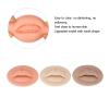 3 Pieces 3D Silicone Lips Elastic Semi permanent Soft Real Skin Feeling Fake Lips Tattooing Practice Lips with Tooth Shape Real Lip Structure Easy Handling view 4