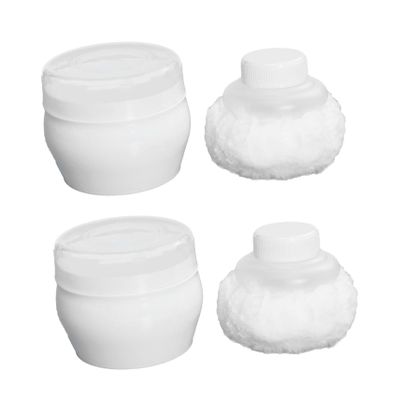 WOFASHPURET Newborn to Toddler After Bath 2 Pack Soft Body Powder Puff Gentle on Baby's