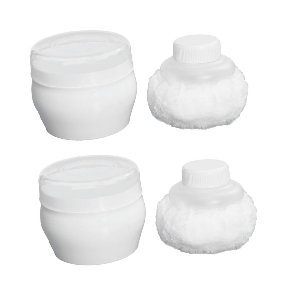 WOFASHPURET Newborn to Toddler After Bath 2 Pack Soft Body Powder Puff Gentle on Baby's