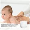 WOFASHPURET Newborn to Toddler After Bath 2 Pack Soft Body Powder Puff Gentle on Baby's view 2