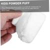 WOFASHPURET Newborn to Toddler After Bath 2 Pack Soft Body Powder Puff Gentle on Baby's view 3