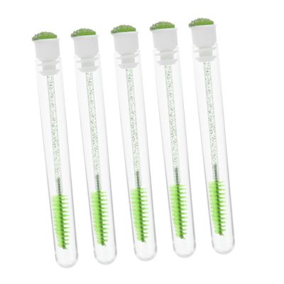 Beavorty 10pcs Diamond mascara brush spoolie tube portable wand containers eyeliner bottles eyelash brush mascara bottle brush disposable mascara tube plastic cosmetic Miss