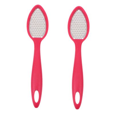 Beatifufu 2pcs Ergonomic Foot Rasp File Professional Foot File for for Men Women Travel-Friendly Heel Remover