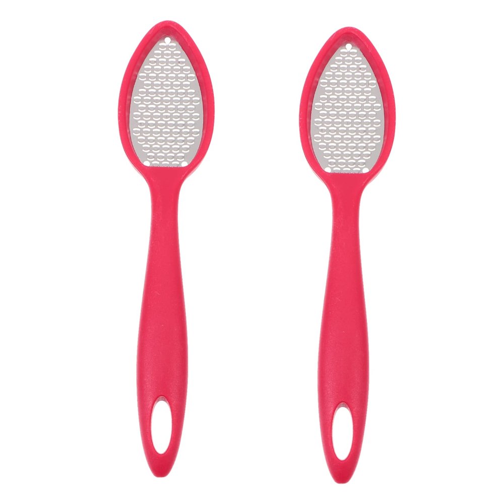 Beatifufu 2pcs Ergonomic Foot Rasp File Professional Foot File for for Men Women Travel-Friendly Heel Remover