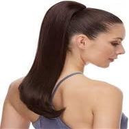 G Sullivan Wellness & Beauty Corp - Ponytail Human Hair Extension - Premium Luxury - Soft - Natural (28", #4)