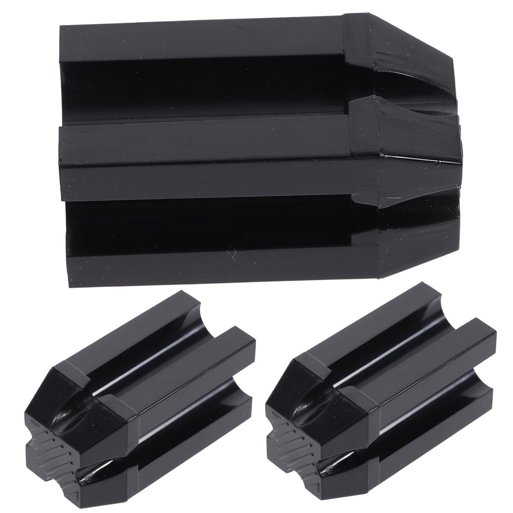 FRCOLOR 12pcs Makeup Pencil Sharpener Black Eyeliner Eyebrow Sharpener Lid for Lipstick Eye Liner Cosmetics Professional