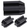 FRCOLOR 12pcs Makeup Pencil Sharpener Black Eyeliner Eyebrow Sharpener Lid for Lipstick Eye Liner Cosmetics Professional view 1
