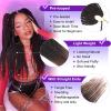 18 Inch Senegalese Twist Crochet Hair for Women Pre Looped Crochet Braids Micro Twist Crochet Hair Ombre Brown Small Braids with Natural Ends 8 Packs T30 view 4