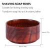 Tyenaza Wooden Shaving Soap Bowl, Vintage Man Shaver Razor Cleansing Foam Bowl view 3