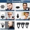 EKHOU Head Shavers for Bald Men, 7D Electric Razor for Men 5 in 1 Head Shavers Rotary Shaver Waterproof Grooming Kit Cordless 7 Blade Bald Shaver LED Display view 2
