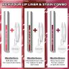Cilrofelr Peel Off Lip Liner Stain, Long Wear Tattoo Lip Liner with Tweezer, Peel Off Lip Stain with Matte Finish, Long Lasting, Waterproof, Transfer-proof, Highly Pigmented Color (Mauve) view 4