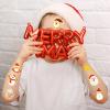 240 Pcs Christmas Temporary Tattoos for Kids, Glitter Individually Wrapped Safety Waterproof Tattoos, Best Choice for Christmas Goody Bag Stuffers, 60 Different Designs Elk Santa Snowman view 2